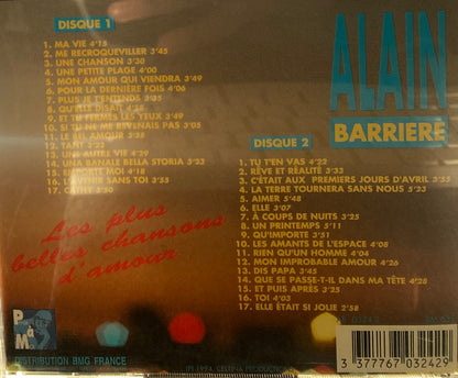 Alain Barrière - Les Plus Belles Chansons D'Amour