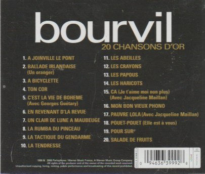 Bourvil - 20 Chansons D'or