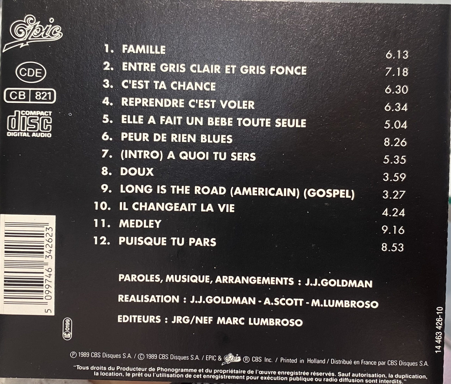 Jean-Jacques Goldman – Traces