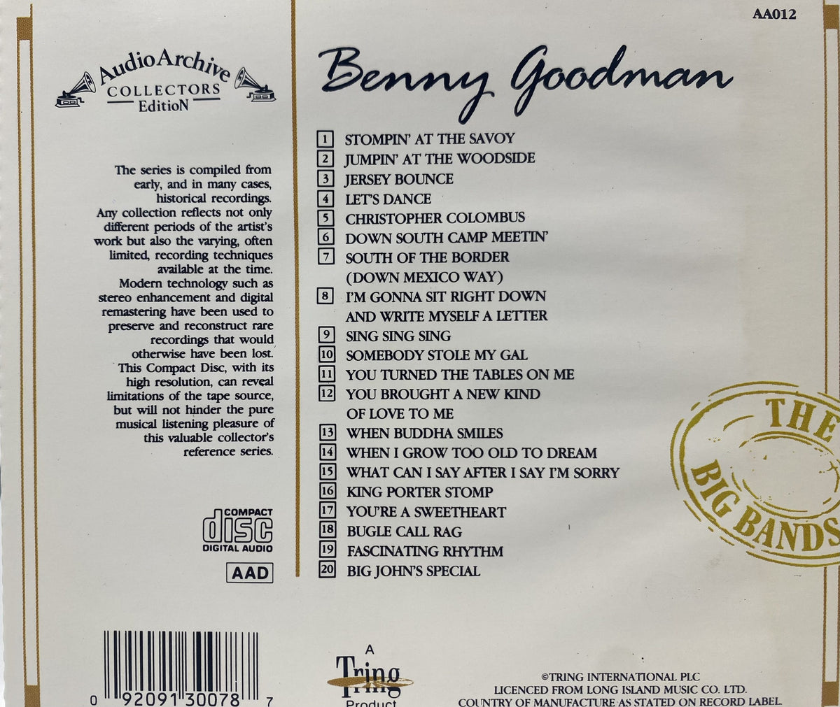 Benny Goodman – 20 Reflective Recordings