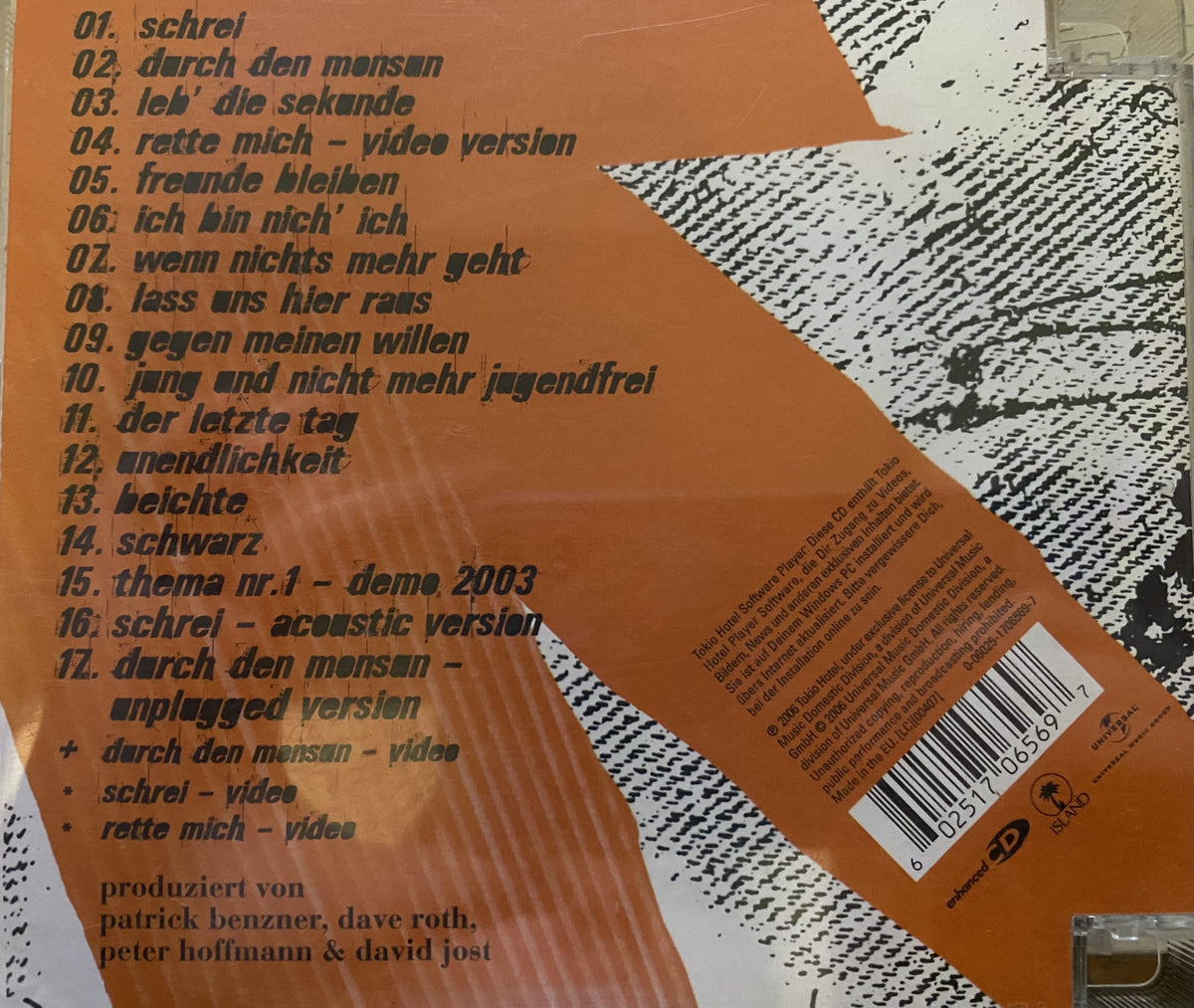 Tokio Hotel – Schrei - So Laut Du Kannst
