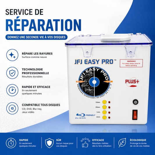 Réparation CD / DVD / Blu-Ray /￼Jeux-vidéo