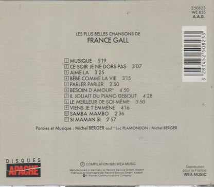 France Gall - Les Plus Belles Variété françaises De France Gall