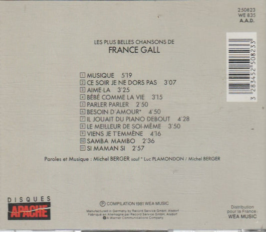 France Gall - Les Plus Belles Variété françaises De France Gall