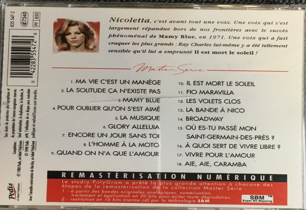 Nicoletta ‎– Master Serie