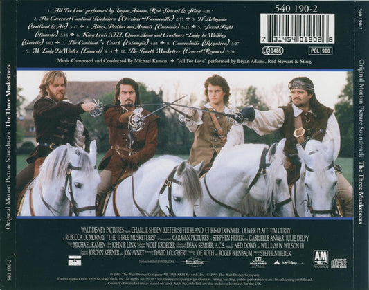 The Three Musketeers - Original Motion Picture Soundtracks