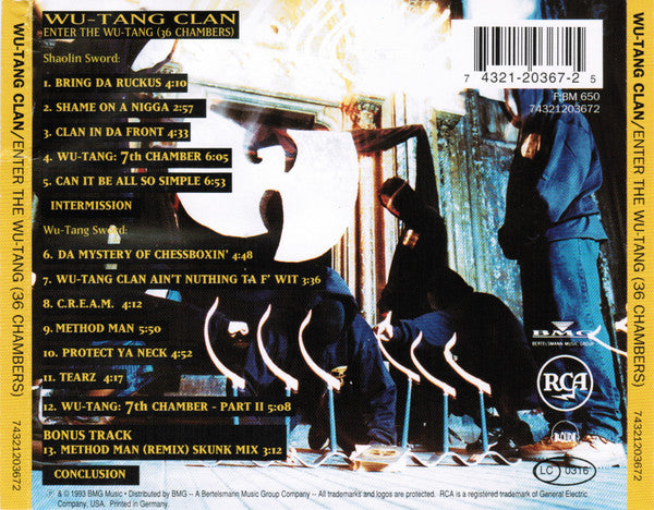 Wu-Tang Clan - Enter The Wu-Tang (36 Chambers)