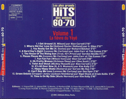 Les Plus Grands Hits Des Années 60-70 - Volume 1 - La Fièvre Du Yéyé