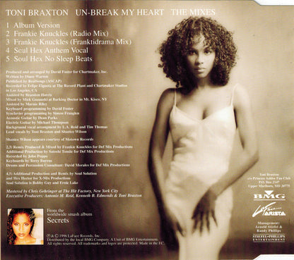 Toni Braxton - Un-Break My Heart (The Mixes)