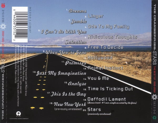 The Cranberries - Stars : The Best Of 1992-2002