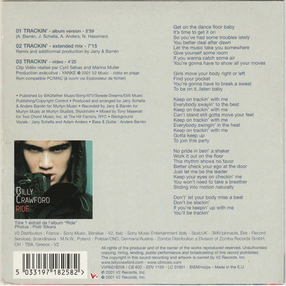 Billy Crawford - Trackin'