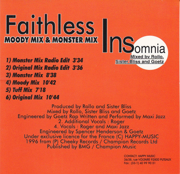 Faithless - Insomnia