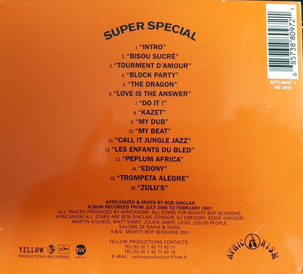 Africanism - Africanism (Special Mixed CD Version)