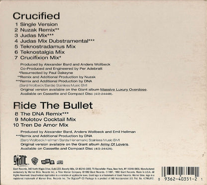 Army Of Lovers - Crucified / Ride The Bullet