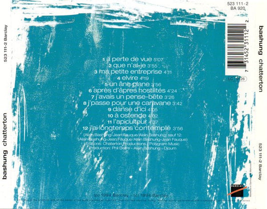 Alain Bashung – Chatterto