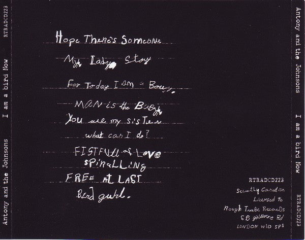 Antony And The Johnsons - I Am A Bird Now