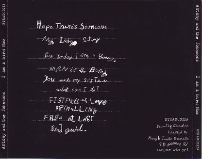Antony And The Johnsons - I Am A Bird Now