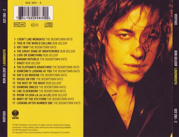 Boomtown Rats, The / Bob Geldof - Loudmouth The Best Of Bob Geldof & The Boomtown Rats