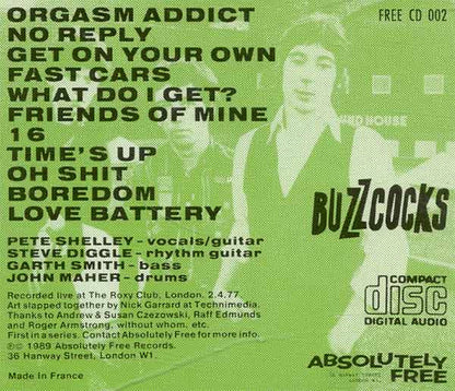 Buzzcocks - Live At The Roxy Club April '77