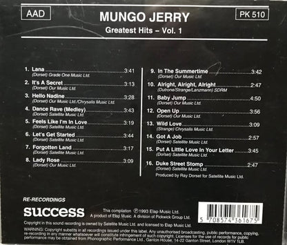Mungo Jerry - Greatest Hits - Vol. 1