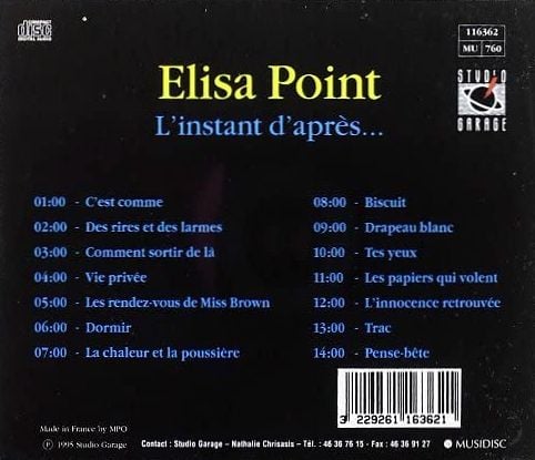Elisa Point - L'instant D'après...