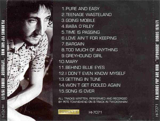 The Who - P.T. Demos For The Who - Lifehouse - Demos 1970/71