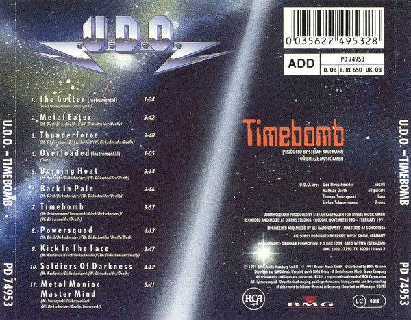 U.D.O.  - Timebomb