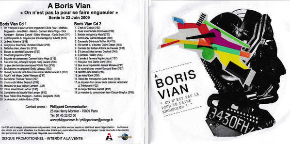 Boris Vian - On n'est pas là pour se faire engueuler !