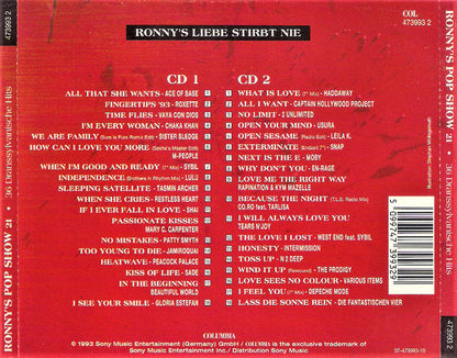 Ronny's Pop Show Vol. 21 - 36 Dranssylvanische Hits