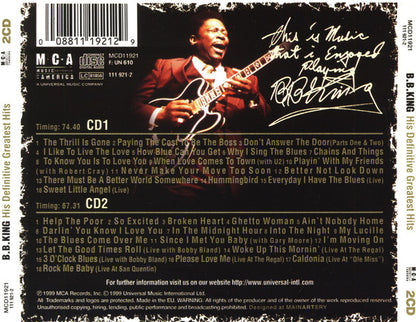 B.B. King - His Definitive Greatest Hits