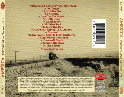 America  - Encore: More Greatest Hits