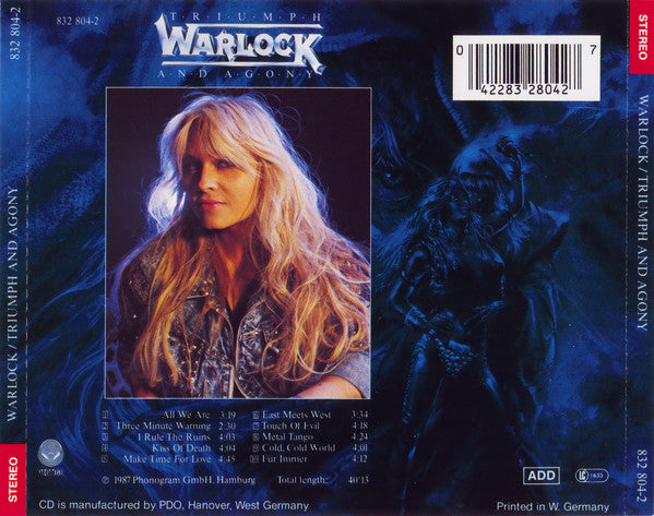Warlock  - Triumph And Agony
