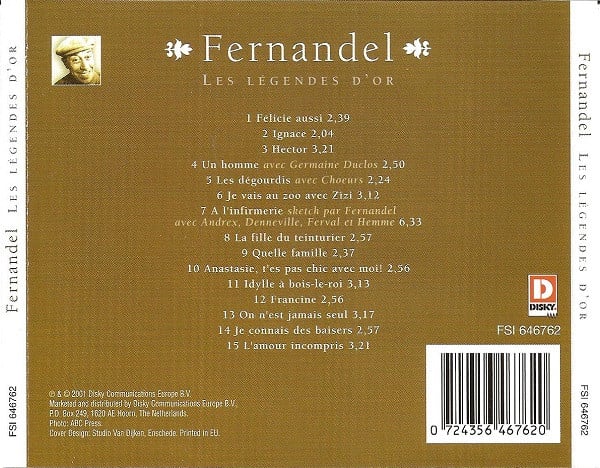 Fernandel - Les Légendes D'Or