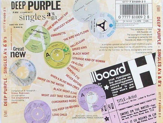 Deep Purple - Singles A's & B's