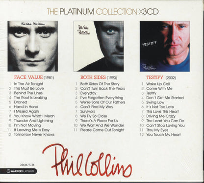 Phil Collins - Face Value / Both Sides / Testify