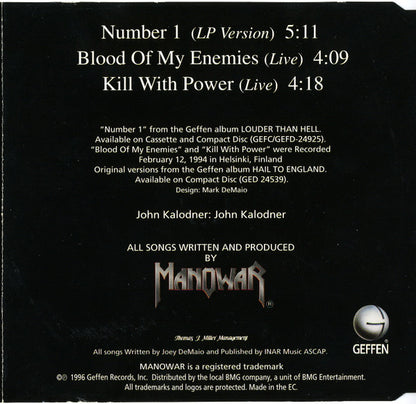 Manowar - Number 1