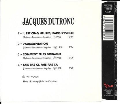 Jacques Dutronc - Il Est Cinq Heures, Paris S'Éveille