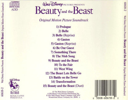 Alan Menken - Beauty And The Beast (Original Motion Picture Soundtrack)