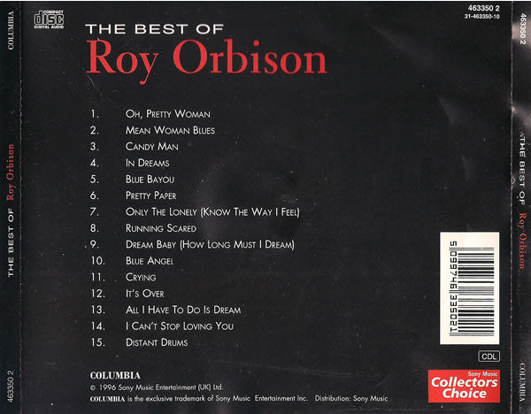 Roy Orbison - Pretty Woman - The Best Of Roy Orbison