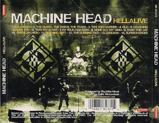 Machine Head  - Hellalive
