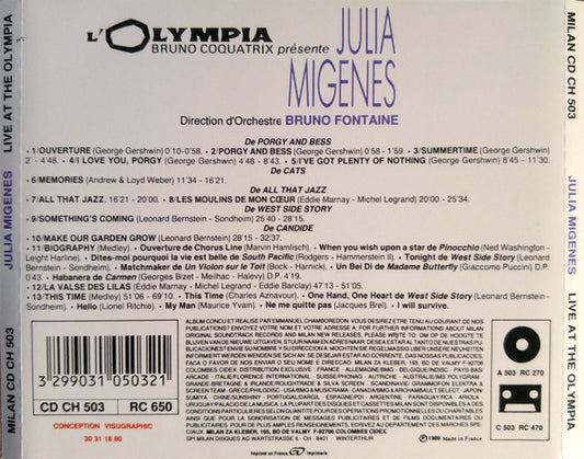 Julia Migenes - Live At The Olympia