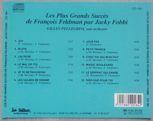 Jacky Fobbi - Les Plus Grands Succès De François Feldman
