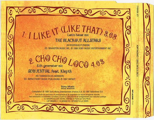 Blackout Allstars, The, Sequential  Feat. Kleph - I Like It (Like That) - Chocho Loco
