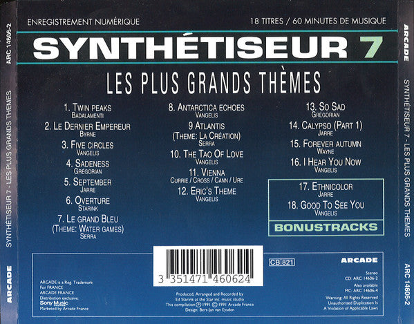 Ed Starink - Synthétiseur 7 - Les Plus Grands Thèmes
