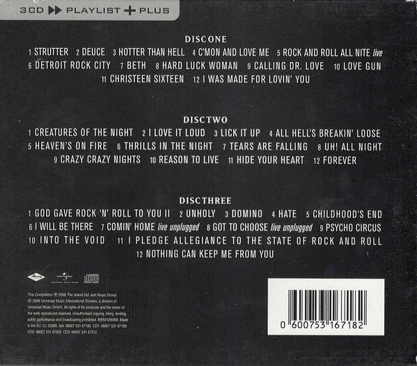 Kiss - 3CD Playlist + Plus