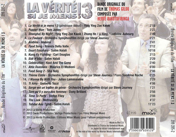 La Vérité Si Je Mens 3 ! - Bande Originale Française Du Film