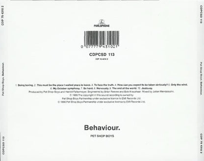 Pet Shop Boys - Behaviour