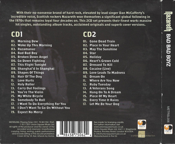 Nazareth  - Bad Bad Boyz
