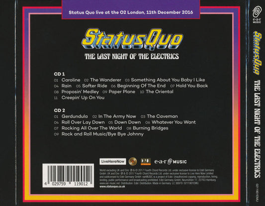 Status Quo - The Last Night Of The Electrics