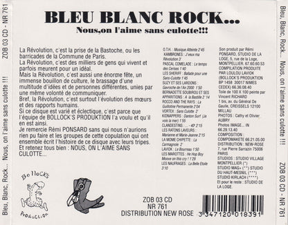 Bleu Blanc Rock... Nous, On L'Aime Sans Culotte!!!